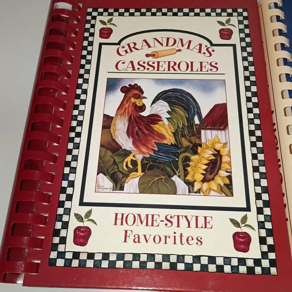 Lot 3 Vintage Cookbook-Best of Michigan-Grandma's Casseroles-A Campbell Cookbook